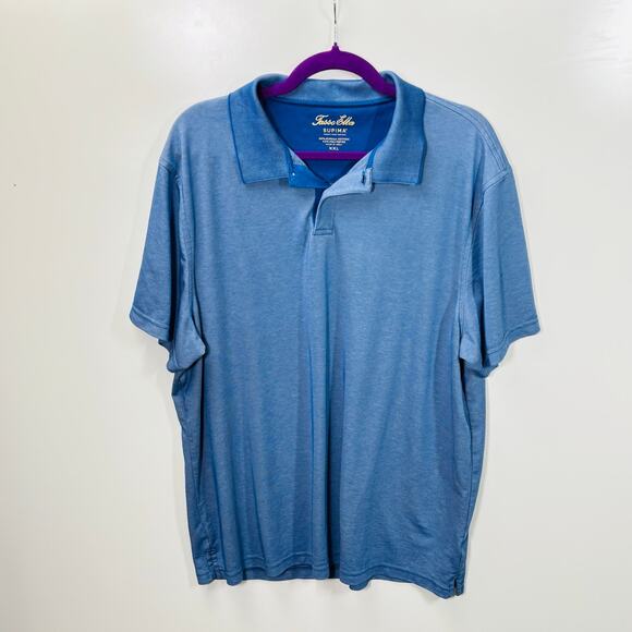 Tasso Elba
Men's Supima® Blend Cotton Polo Blue XXL 0301 - Picture 1 of 5